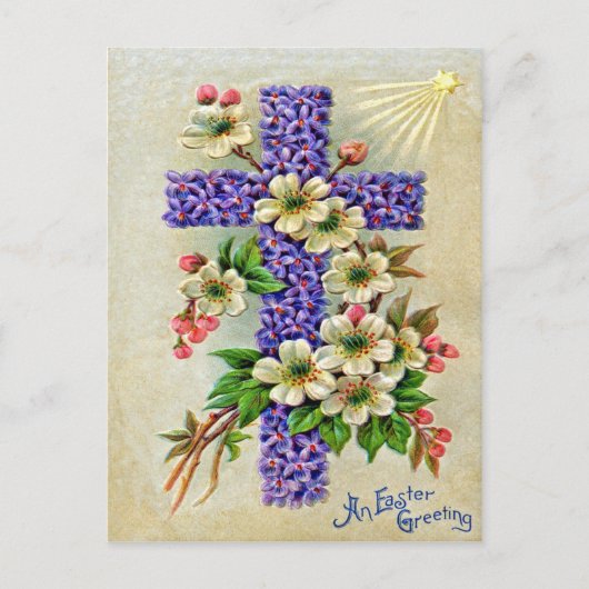 Viktorianisch Ostern Feiertagspostkarte (Vorderseite)