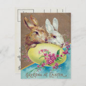 Viktorianisch Ostern Feiertagspostkarte (Vorne/Hinten)