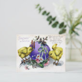 Viktorianisch Ostern Feiertagspostkarte (Stehend Vorderseite)