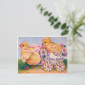 Viktorianisch Ostern Feiertagspostkarte (Stehend Vorderseite)