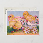 Viktorianisch Ostern Feiertagspostkarte (Vorne/Hinten)