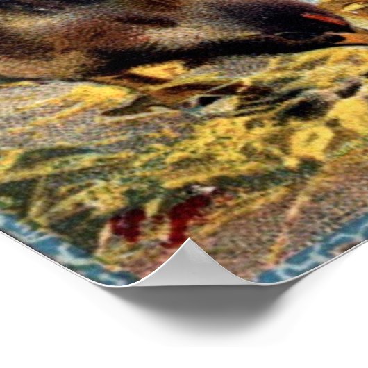 Viktorianisch Ostern Poster (Ecke)