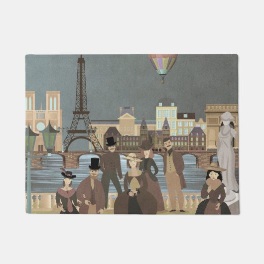 Viktorianisch Paris Fußmatte (Vorderseite)