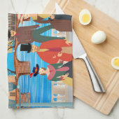 Viktorianisch Paris Geschirrtuch (Viertel Falte)