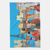 Viktorianisch Paris Geschirrtuch (Vertikal)