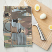 Viktorianisch Paris Geschirrtuch (Viertel Falte)