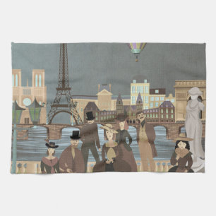 Viktorianisch Paris Geschirrtuch