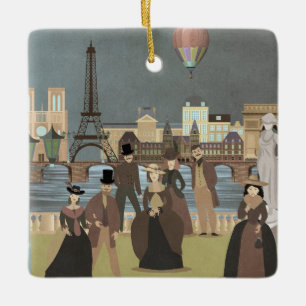 Viktorianisch Paris Keramikornament