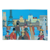 Viktorianisch Paris Kissenbezug (Vorderseite-Links)