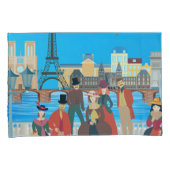 Viktorianisch Paris Kissenbezug (Vorderseite-Rechts)