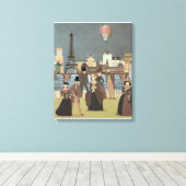 Viktorianisch Paris Leinwanddruck (Insitu (Holzboden))