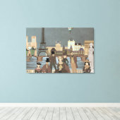 Viktorianisch Paris Leinwanddruck (Insitu (Holzboden))