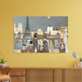 Viktorianisch Paris Leinwanddruck (Insitu (Wohnzimmer))