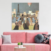 Viktorianisch Paris Leinwanddruck (Insitu (Wohnzimmer))