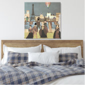 Viktorianisch Paris Leinwanddruck (Insitu (Schlafzimmer))