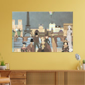 Viktorianisch Paris Leinwanddruck (Insitu (Wohnzimmer))