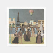 Viktorianisch Paris Serviette (Vorderseite)