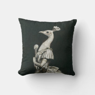 Viktorianisch Peacock Lady Throw Cushion Kissen