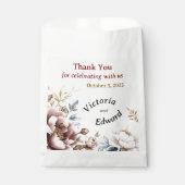 Viktorianisch Peony Luxe Gastgeschenk Hochzeit Bag Geschenktütchen (Vorderseite)