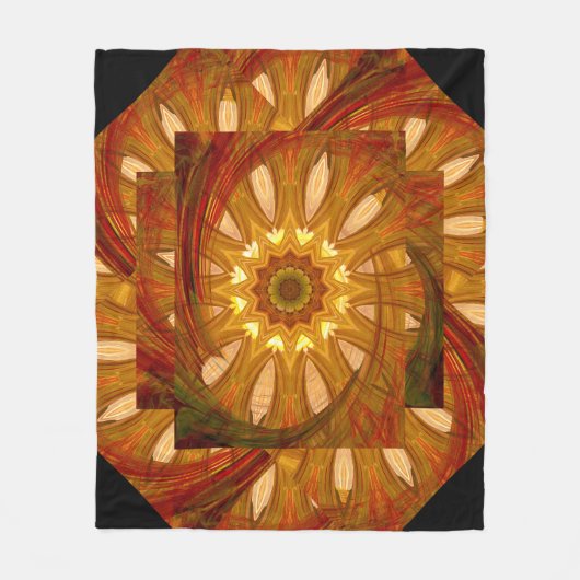 Viktorianisch Peony Swirl Fleecedecke (Vorderseite)