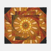 Viktorianisch Peony Swirl Fleecedecke (Vorderseite (Horizontal))