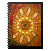 Viktorianisch Peony Swirl Notizblock (Vorderseite)