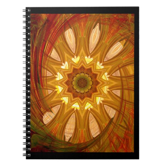 Viktorianisch Peony Swirl Notizblock (Vorderseite)