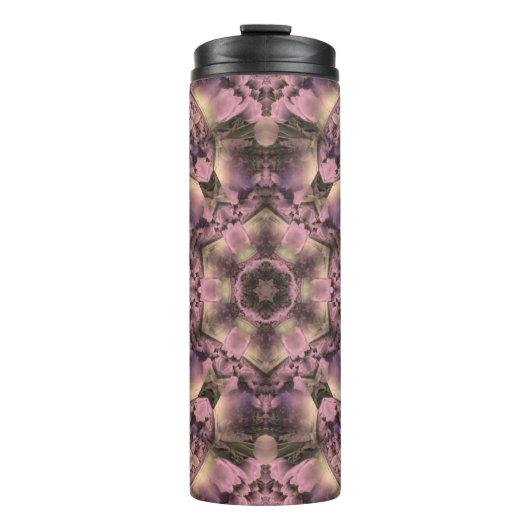Viktorianisch Pink Mauve Elegant Thermosbecher (Vorderseite)