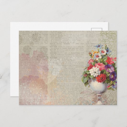 Viktorianisch Postkarte (Vorne/Hinten)