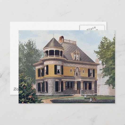 Viktorianisch Postkarte (Vorne/Hinten)