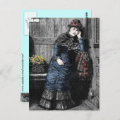 Viktorianisch Postkarte (Vorne/Hinten)