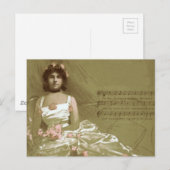 viktorianisch postkarte (Vorne/Hinten)