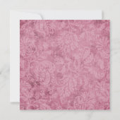 Viktorianisch-Romantik-Foto-Jubiläum Dankeskarte (Rückseite)