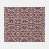 Viktorianisch rosa Antike Fleecedecke (Vorderseite (Horizontal))