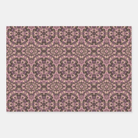 Viktorianisch rosa Antike Geschenkpapier Set (Vorderseite 3)