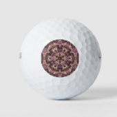 Viktorianisch rosa Antike Golfball (Vorderseite)