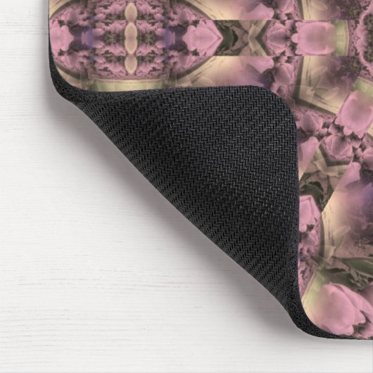 Viktorianisch rosa Antike Mousepad (Ecke)