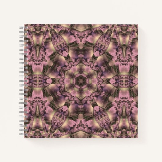 Viktorianisch rosa Antike Notizblock (Vorderseite)