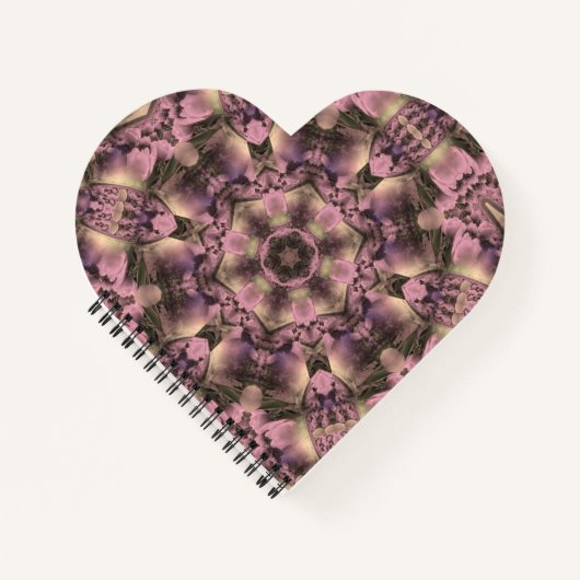 Viktorianisch rosa Antike Notizblock (Vorderseite)