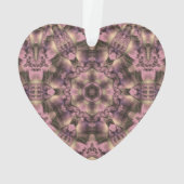 Viktorianisch rosa Antike Ornament (Rückseite)