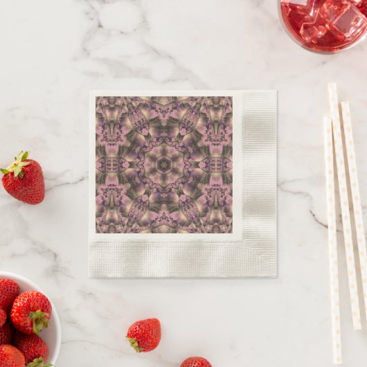 Viktorianisch rosa Antike Serviette (Beispiel)