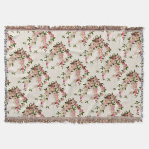 Viktorianisch rosa Blütenmandelblanke Decke