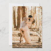 Viktorianisch Sage Green Foto Monogram Wedding Einladung (Rückseite)