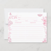 Viktorianisch | Schmetterlinge | Rezeptkarten