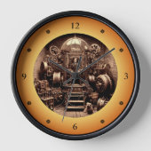 Viktorianisch Scientist ~ Steampunk Time Machine V Uhr (Vorderseite)