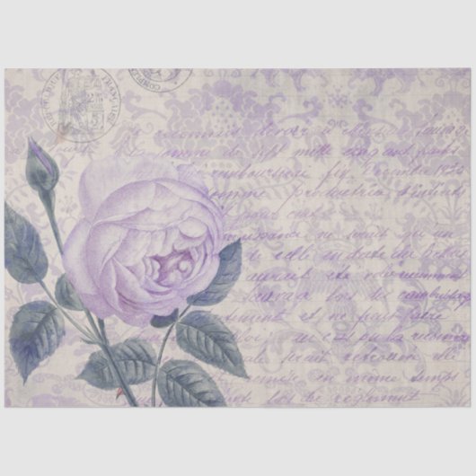 viktorianisch, Shabby Chic, französisches Land, an Seidenpapier (Vorderseite)