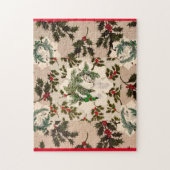 Viktorianisch Snow Bunnies Puzzle (Vertikal)