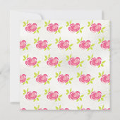 Viktorianisch Stacks Tee Cups Tee Party Einladung (Rückseite)