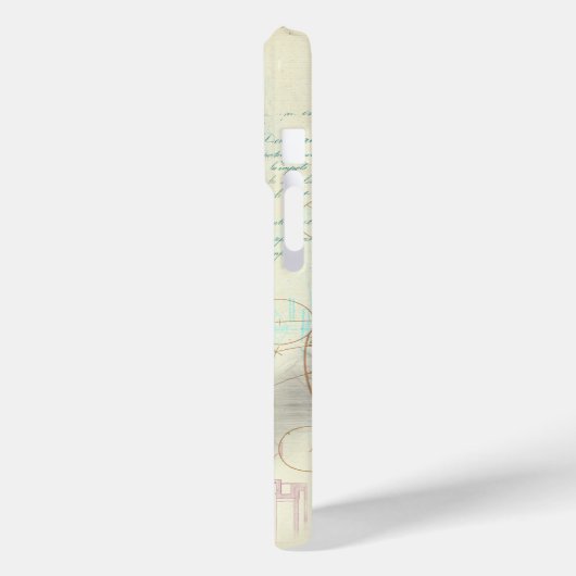 Viktorianisch Steampunk | Aquarellgrunge Pastell Case-Mate iPhone Hülle (Rückseite / Links)