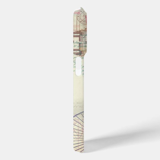 Viktorianisch Steampunk | Aquarellgrunge Pastell Case-Mate iPhone Hülle (Rückseite / Rechts)